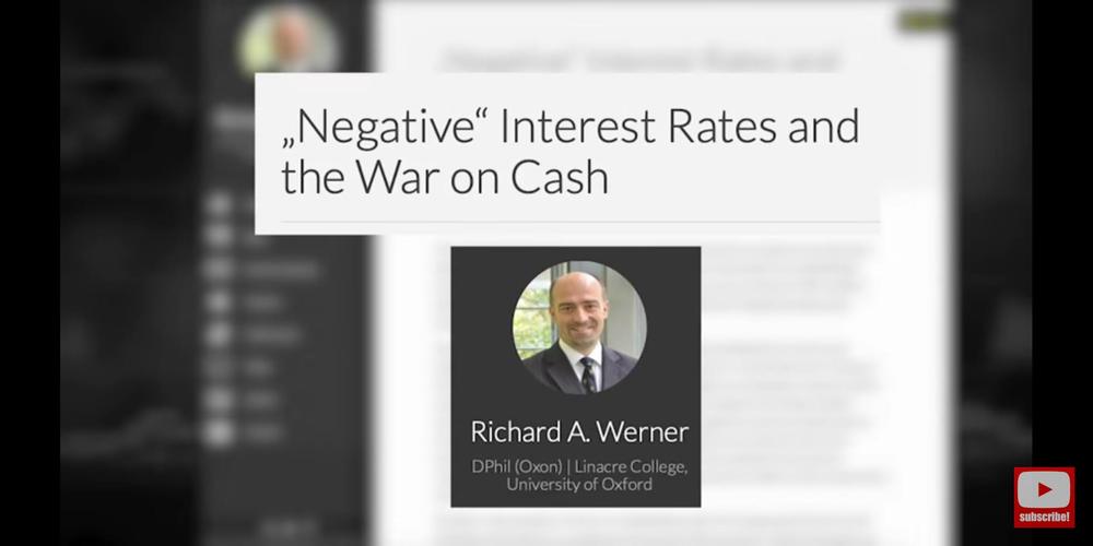 Richard Werner talking about the bank of England.