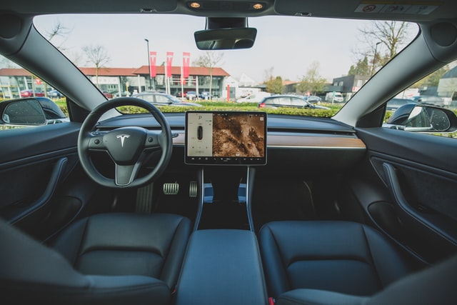 Inside a Tesla model 3