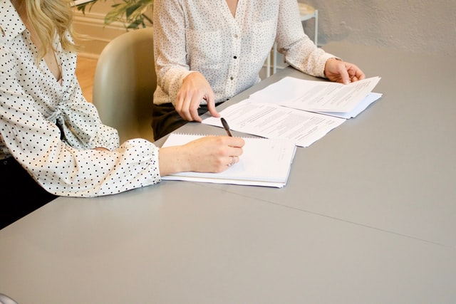 signing documents