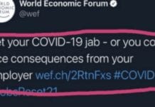 World Economic Forum Deleted tweet