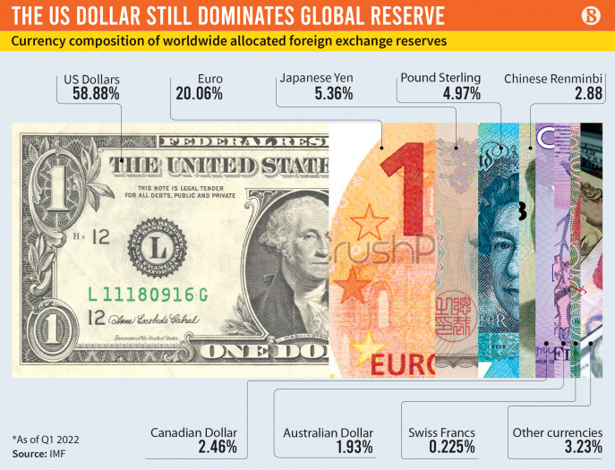 dollar still dominates global reserve